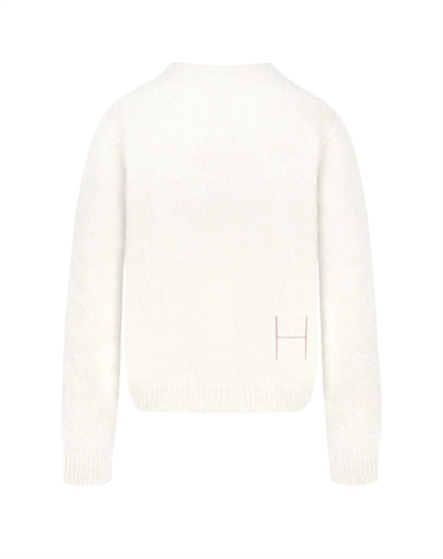 Hést - Pernille Short Cardigan - White Alyssum